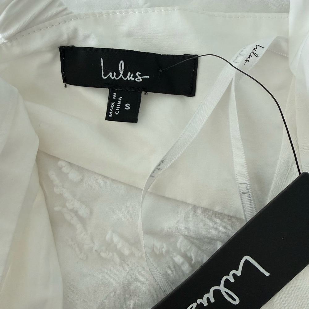 Lulu's White Backless Tie-Back Midi Dress - Picture 7 of 10